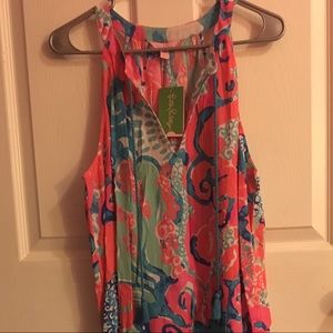 NWT Lilly Pulitzer Roxi Dress Coral Reef sz M